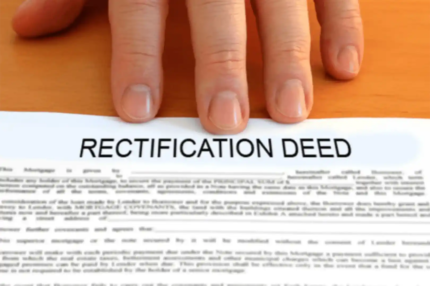 Rectification Deed